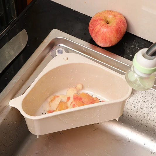 1PC Kitchen Sink Strainer Soap Sponge Storage Vegetable Fruit Drain Basket Home Kitchenware Gadget Kitchen Items Accessories